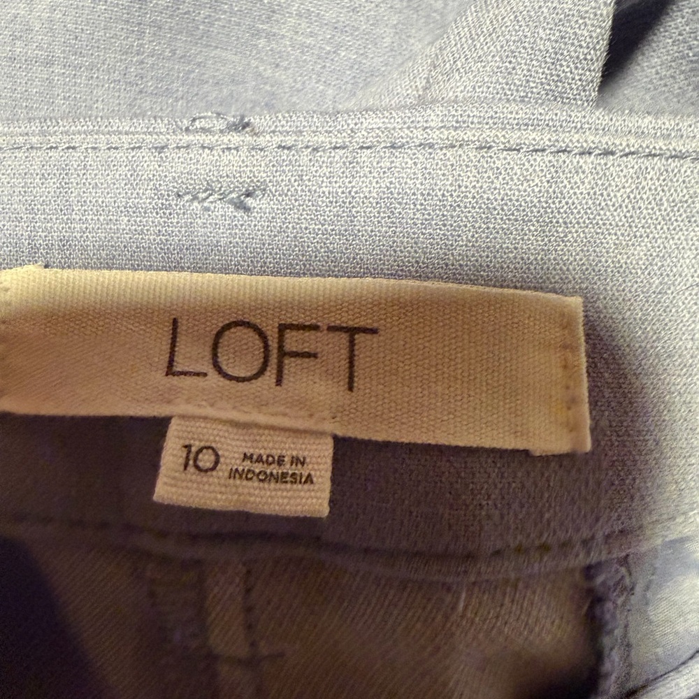 LOFT Light Blue Riviera Slim Women's Top